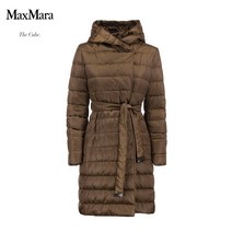 막스마라 MAX MARA 노베프 NOVEF 리버시블 구스 다운패딩 토바코