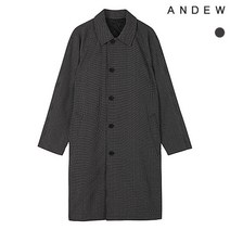 앤듀 남성 변형조직 세미오버 체스터 코트(O193CT110P)