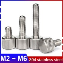 특수볼트GB835 M2.5 M3 M4 M5 M6 M8 엄지 나사 널링 헤드 볼트 기계 공구 원형 조정 핸드 스크류 304 스테, 07 M8_11 40mm (2Pcs)