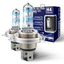 올란도 (11~18년) 170% 밝은 자동차 전조등 램프/전구 바이오라이트 슈퍼 울트라 레이싱 H4 2개입(1세트), 2개입, 슈퍼울트라레이싱 H4