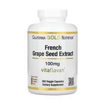 캘리포니아골드 CGN CG땡 포도씨 추출물 100mg 120개 360개 폴리페놀 고약사, [초특가] 360정