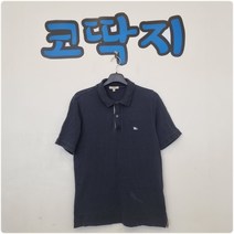 남03412 버버리정품 반팔 카라넥티셔츠 중고구제 코딱지구제