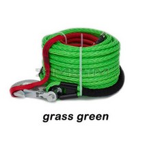 트럭 로프 멀티 컬러 윈치 라인 견인 폴리머 합성 섬유 오프로드 차량 견인용 플라즈마 10mm x 30m, grass green
