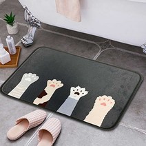 선물용 러그 귀여운 디자인 발러그 홈인테리어 소품, UR 02_LET