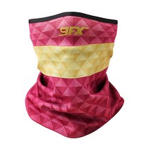 나인에프엑스 국산 자외선차단 시원한 여름 양면 넥 마스크, 12 레드큐브