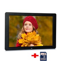전자액자 디지털사진액자 메뉴보드 15 인치 스크린 LED 백라이트 HD 1280x800 디지털 사진 프레임 전자 앨, 01 black with 4gb_04 AU 플러그