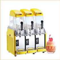 슬러시기계 상업 눈 녹는 기계 슬러시 차가운 음료 메이커 스무디 Granita 모래 얼음, 02 YELLOW_01 110V_01 세 항아리