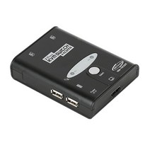 4K UHD HDMI KVM 스위치 2:1 망분리 마우스 컴퓨터제어 서버제어 키보드 고화질
