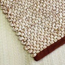 전통멍석 고급형 특대200x250 찜질방매트 왕골돗자리 옥잠화