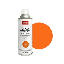 나바켐 형광 주황 스프레이 FX-1 420ml 안전표시 락카, 1개, 오렌지