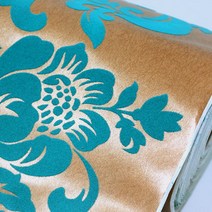 현대시트 현대 포인트점착시트 벨벳 시트지, 알렉산더_터키그린(VV-24028)