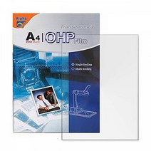 100매 책받침코팅 손코팅지 A3 알파 코팅지 A4 OHP필름 투명코팅지