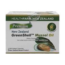 HEALTHFARM PREMIUM GREENSHELL MUSSEL OIL 헬스팜 뉴질랜드 프리미엄 초록입홍합 오일 13750mg 200정