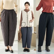[엄마옷 로즈맘] 한별누빔면패딩솜바지