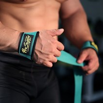 스트랩 웨이트 파워 헬스 손목보호대 크로스핏, 라임 그린손목 지원 원 사이즈(1켤레)