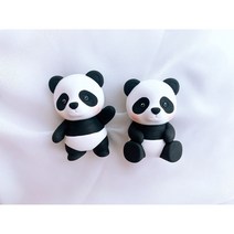 [라뮤즈캔들] 1+1 팬더 세트 차량 석고방향제 리필오일 박스포장, 화이트머스크
