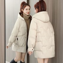 DFMEI 겨울 패딩 여중 롱 박시 패션 빅사이즈 도톰 패딩