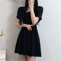 비위치 비위치 쓰리웨이 왕리본 퍼프 미니원피스 (8729058)