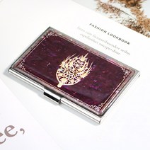 박씨상방 외국인선물 나전칠기 자개 명함케이스M 명함집, 1개, 왕관장식