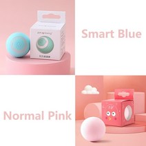 고양이 장난감 스마트 전기 고양이 공 장난감 자동 롤링 고양이 장난감 실내 대화형 놀이 장난감을위한 자, 08 Blue Pink 2PCS, [08] Blue Pink 2PCS