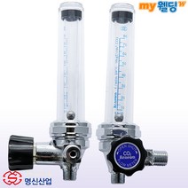 명신산업 레귤레이터 플로우미터 CO₂유량계 MS-FC80 (80L)