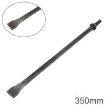 4/5 개/대 에어 치즐 임팩트 헤드 하드 45 스틸 125/175mm 솔리드 롱 지원 커팅 제거 용 PneumaticTool, 350mm Flat