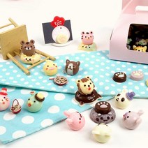 수제 초콜릿 만들기 세트 DIY 선물 키트 동물얼굴, 단품