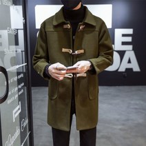 가바바 남성 코트 남녀노소 누구나 소화 가능한 겨울엔 역시 떡볶이 단추 캐주얼 코트 G23940