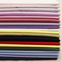 평직 40수 면스판원단 C/N 부드럽고 기본템 만들기 좋은 직기 사계절원단, 레드