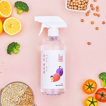 네이쳐러브메레 자연을담은 온가족 과일야채세정제 480ml 1개입 801019, 01.과일세정제 480ml
