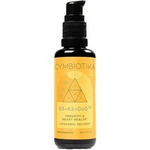 Cymbiotika - Synergy D3 K2 COQ10 - Immunity Support + Heart Health + Energy Support - Vegan Keto, One Color, One Size