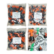 LTG 재사용 평탄클립 타일레벨링 쿠사비 원형 타일수평 줄눈간격 메지 50개입(1Bag), 1. 재사용 평탄클립 0.9mm 일체형, 1개
