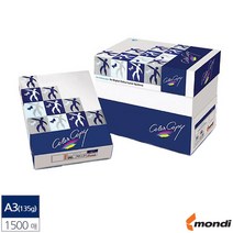 A3 컬러 레이져 전용 복사용지 유광 135g 1500매 복사/카피용지/고급용지/복사종이/프린터용