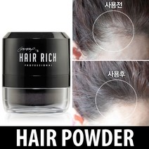 박명수 헤어리치 흑채 쿠션파우더 15g, 갈색(Brown)