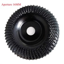 디스크휠 라운드 앵글 그라인더 목재 조각 디스크 목공 연삭 성형 휠 16mm 22mm 보어 연마 회전 공구, [01] 16mm, 01 16mm