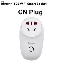 스마트플러그 원격스위치 전기세이버 Sonoff s26 wifi 소켓 usukcnaueu, s26 cn