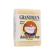 그랜마스퓨어앤네츄럴 베이킹 소다 비누, 1개, Baking Soda Soap