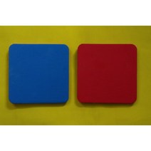 색판뒤집기 1묶음 10개입 크기 25cm x 25cm 청홍양면판 뒤집기