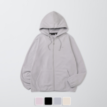 언리미트 Fleece Hood Zip-Up (U22DTJK35)