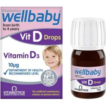 미국 직구 비타바이오틱스 웰베이비 비트 D High Value 드롭스 30ML 1팩, 수량, 상세참조