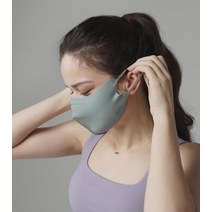 비토 그래핀 빨아쓰는 숨쉬기편한 새부리형 컬러 패션 마스크, L, 블랙