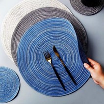 테이블 단열 매트 안티 핫 매트 가정용 요리 식사 매트 냄비 매트 그릇 매트 열 식사 천 매트, 38cm, 4색