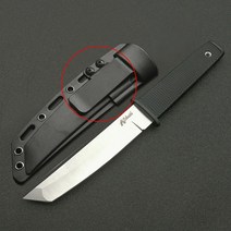 서바이벌나이프 캠핑용칼 헌팅나이프 콜드 사냥 고정 블레이드 스틸 긴 플라스틱 손잡이 집이있는 야외 전술, 경량 170g