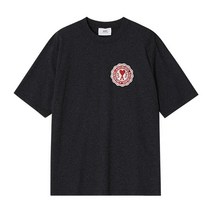 AMI UTS011 717 020 로고 패치 남성 반팔티