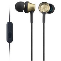 소니 SONY MDR-EX650AP-T 밀폐형 인이어 리시버 스마트폰 대응 블랙브라운