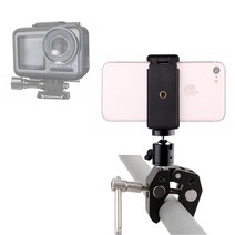 [RA†]플래쉬 모니터 슈퍼 클램프 볼헤드 dji 오즈모 액션캠 홀더 고프로거치대 로용 로고정 고프로▨_ea, ε본상품ε