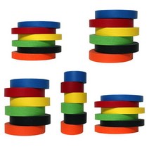 3M 칼라 종이 마스킹테이프 페인트작업 실리콘 니스칠 작업용 현장용 다양한 컬러 규격, 48mm, 적색, 1개