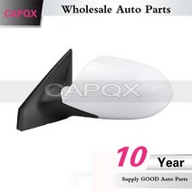 CAPQX 기아 스포티지 R 2011 자동 외부 백미러 어셈블리 사이드 3 핀 5 7, 01 3pin white left, 1개
