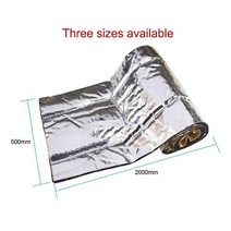 흡음 방음 풍절음 자동차 가정용 원룸 스펀지 소음차단50200cm 10mm 트럭 방화벽 열 장치 소음 절연 aislante termico 열 열 교정 패드 1pc, 10mmx200cmx50cm, 협력사