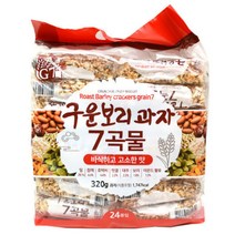 구운보리과자 7곡물 320g 엉클팝 뻥튀기 밀펑 과자, 구운보리과자 7곡물 320g/엉클팝, 1개